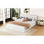 Grand lit plateforme tapissier