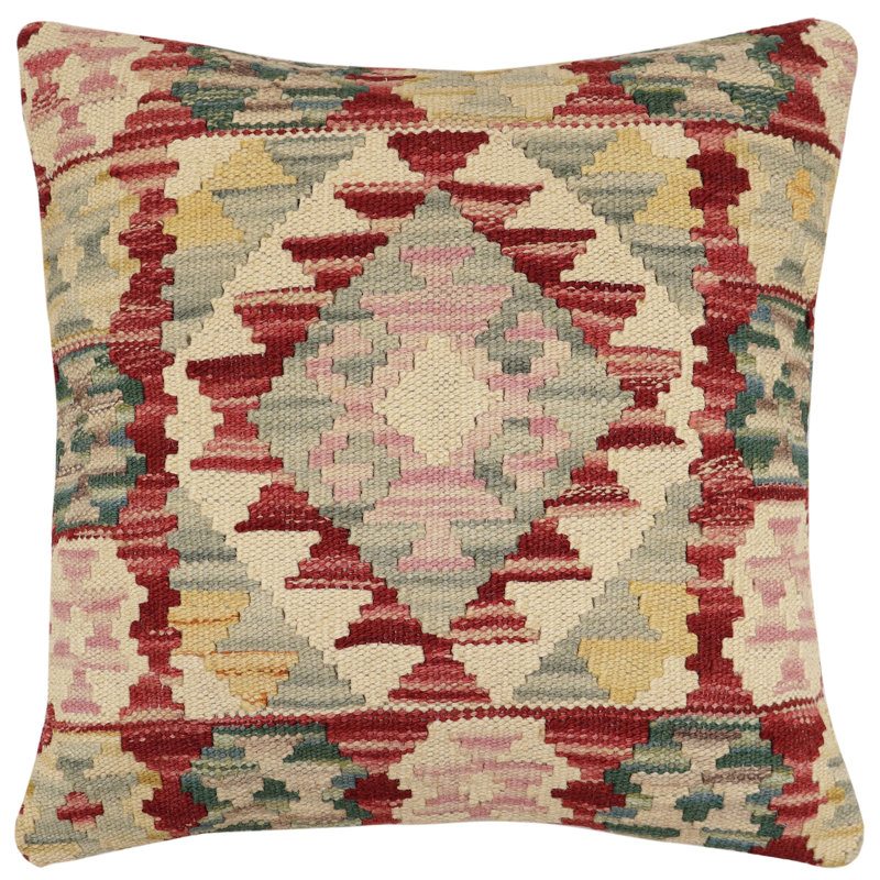 Housse et insert de coussin carré 100% laine