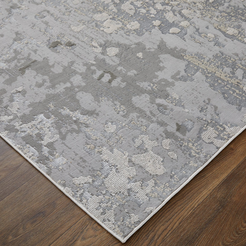 Tapis gris / argent Devia