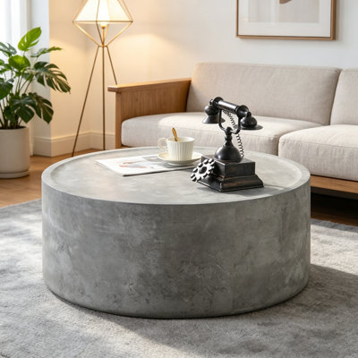 Round Coffee Table with sturdy base