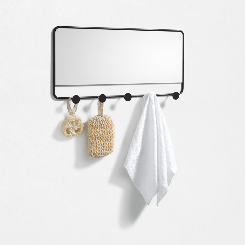 Tawney Steel 5 - Hook Wall Mounted Coat Rack