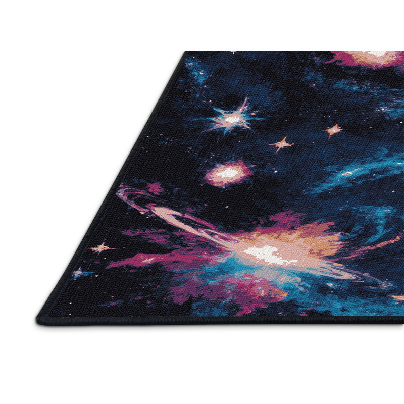 Tapis gris lavable à la machine, Rectangle de 5 pi x 8 pi