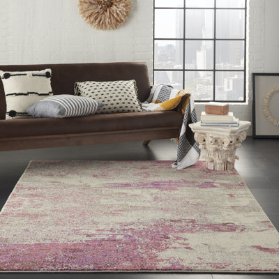 Tapis ivoire moderne Enoch