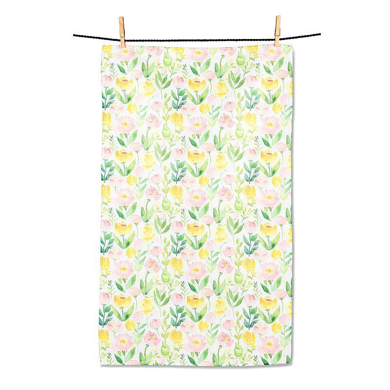 Torchon floral double face