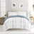 Urban Vibe Pattern Reversible Duvet Cover Set-2131426881