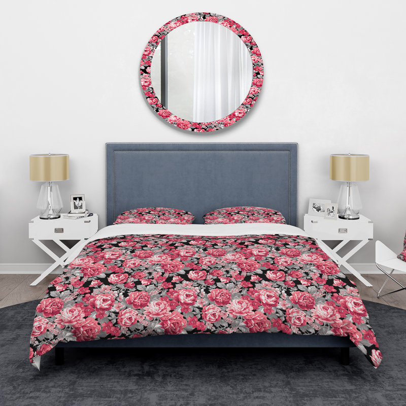 Persaus Microfiber Duvet Cover Set, King Duvet Cover + 2 King Shams