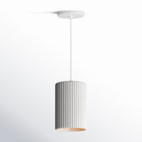 Luminaire suspendu cylindrique à 1 lumière Calcott