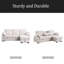 Canapé-lit modulaire réversible en tissu chenille l 91 po Mackenzie-655365287