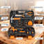27Pcs 12V 1300Mah Cordless Drill Set, Household Tool Kit Rechargeable Cordless Power Tools With Bits-1990392630