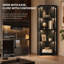 Glass 60 cm W Display Cabinet with Lighting