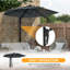 Brucha 248cm Wall Mount Parasol-1815009367