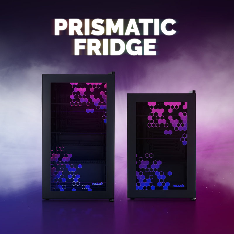 Newair Prismatic™ Series 85 Cans (12 oz.) 2.5 Cubic Feet Freestanding Beverage Refrigerator