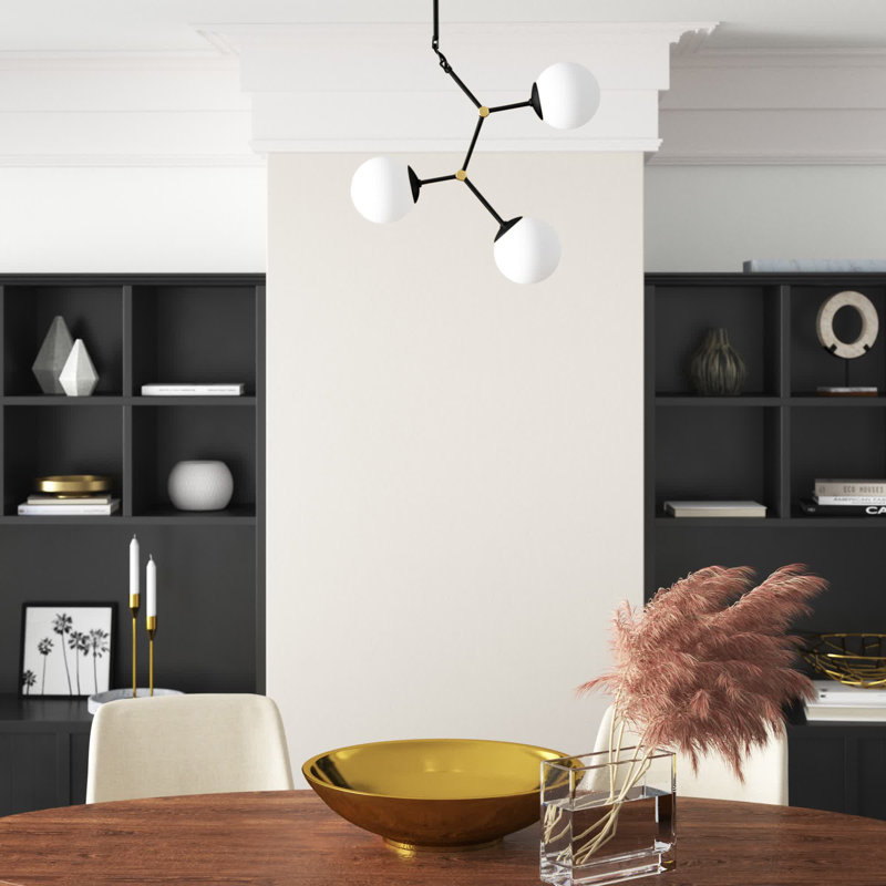 Navi 3 - Light Sphere Pendant, Black