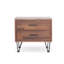 Table d'appoint polyvalente en bois avec deux tiroirs pour une fonctionnalité accrue-534700400