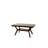 Classic Solid Wood Dining Table With Shelve - Rectangular Shape Finish Option