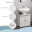 Nida 60cm Single Bathroom Vanity Base Only