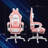 Gaming Chair, With Footrest, Racing Gamer Chair, Headrest And Lumbar Support For Home And Office