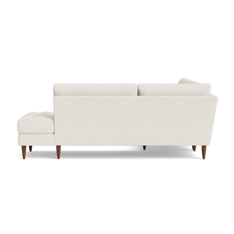 MCM Sectional With Bumper (95" X 95"), Right Hand Facing, Performance Velvet - Denim