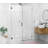 Illume 72.5 in. x 78 in. Fully Frameless Wall Hinge Shower Door-91036406