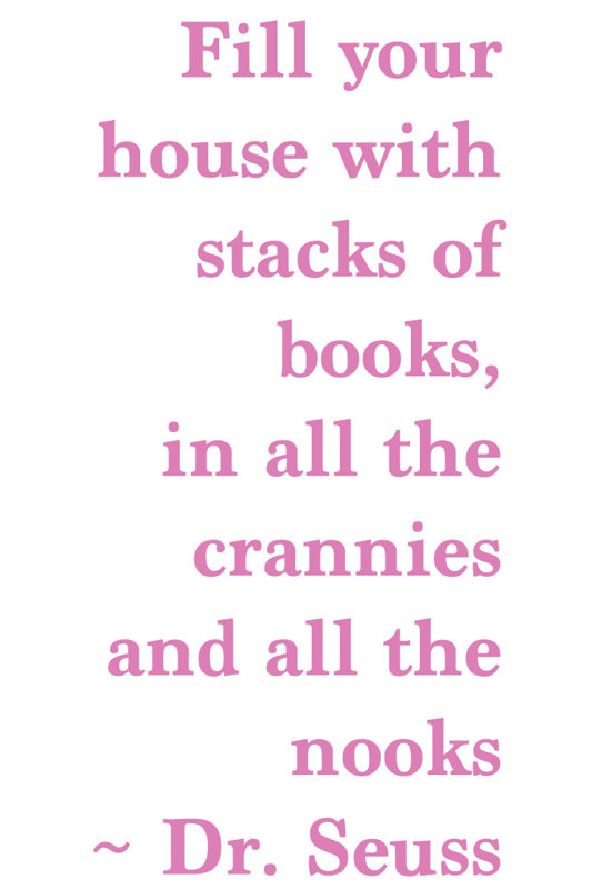Citation à livres dr. seuss, H 36 po x l 17 po x P 0,01 po, Gomme à bulles