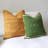 Hand-Embroidered Handwoven Cotton Decorative Pillow Cover with Button Closure