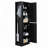 Freestanding Bathroom Storage Cabinet with Hook and Adjustable Shelf-1539185628