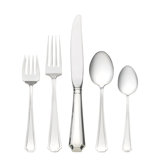 Fairfax 5 Piece Sterling Silver Flatware Set, Service for 1