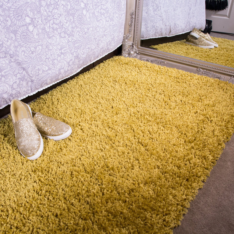 Amarachukwu Machine Woven Ochre Indoor Rug, Rectangle 110 x 160cm
