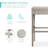 Ausmus Metal Bar Set with Stools-4723390-4723377