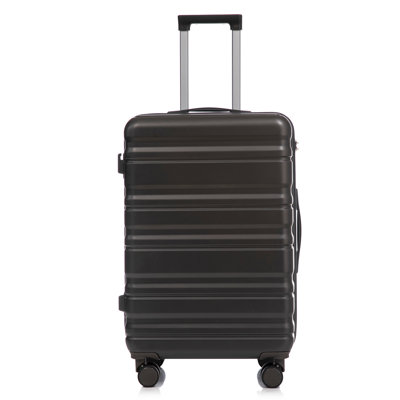 20 po / 24 po / 28 po 3 pièces / ensemble en valise à roulettes ABS, valise de cabine, couleur assortie, serrure à combinaison
