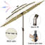 Parasol lumineux 9 pi Keensburg-765066711