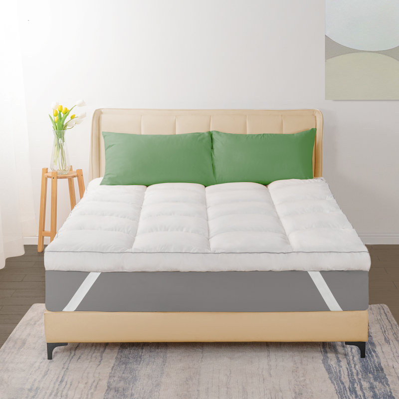 Surmatelas en duvet synthétique 3 po, Simple extra long