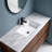 Topcraft Rectangular Undermount Ceramic Sink, White