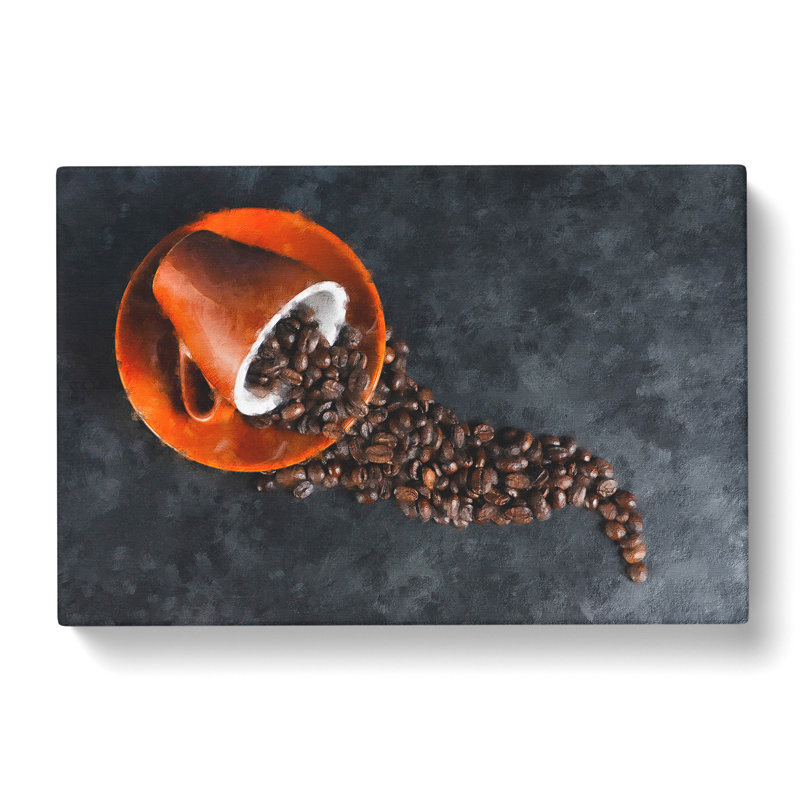 Coffee Beans Vol.2 - Wrapped Canvas Print, 40cm H x 60cm W x 3cm D