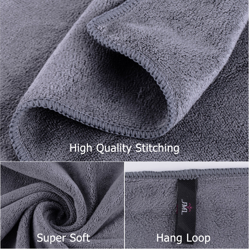 Bath Towels, Gray