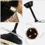  Ventilateur de plafond 42 po rétractable noir BoHo-1021709142