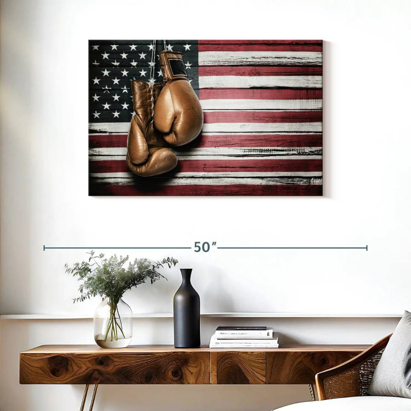 Borges American Boxing, H 24 po x l 36 po