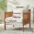 Boho Rattan Accent Chair With Lumbar Pillow-358418488