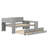 Versatile Daybed Featuring Storage Shelves, Drawers, Trundle, Charging Station, LED Light, Desk And Cabinet-1491867050