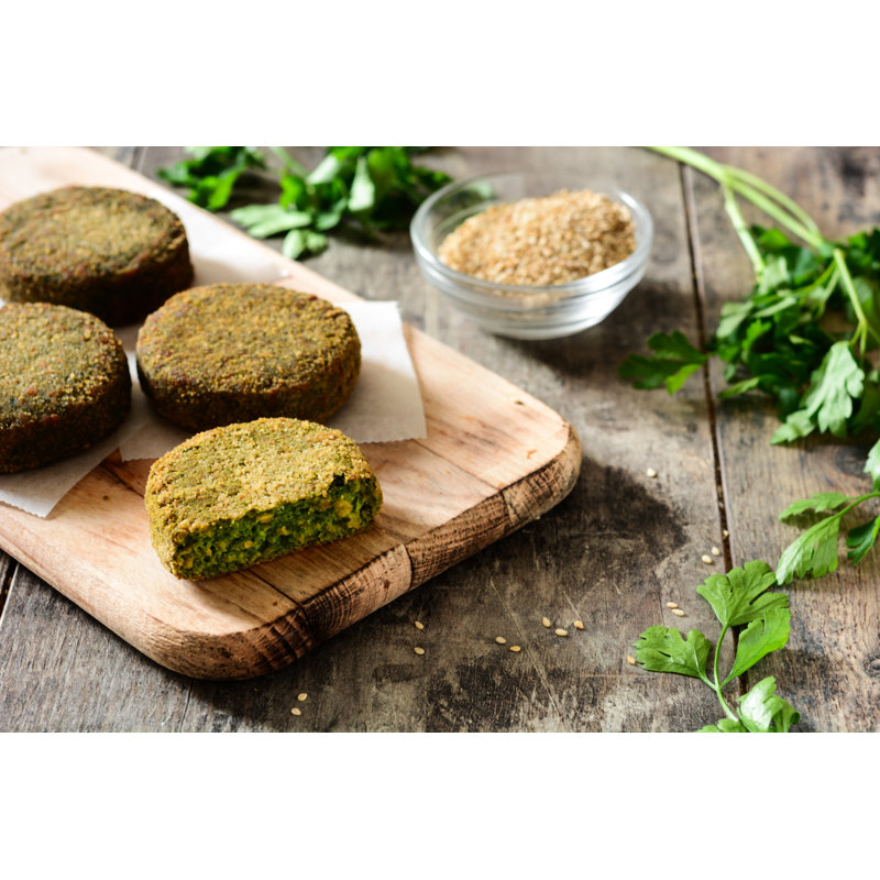 Veggie Hamburger by Etorres69 - Wrapped Canvas Print, 30cm H x 46cm W x 3.8cm D