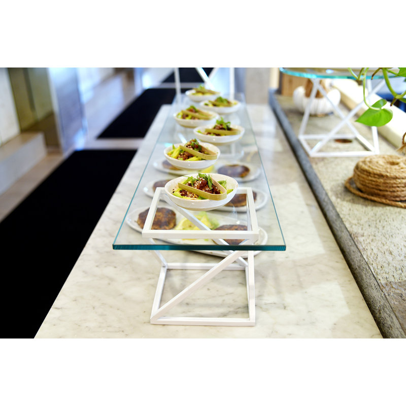 Buffet en verre à l'avant de la maison, Transparent