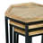 Hexagonal Set Of 3 End Table