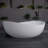 63 Inch Freestanding Solid Surface Soaking Bathtub-120266754