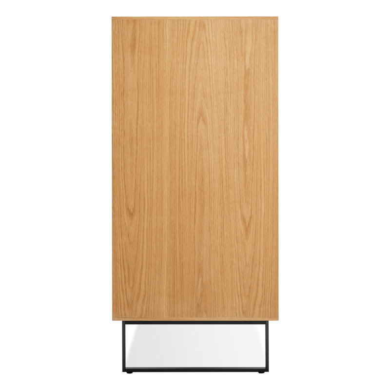 Series 11 5 - Drawer Dresser, Oblivion/White Oak