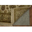 Tapis oriental élégant à motif floral beige et olive Agra 4 x 6
