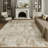 Sarah Modern Abstract Machine Washable Area Rug with Non-Slip Backing-1933674518