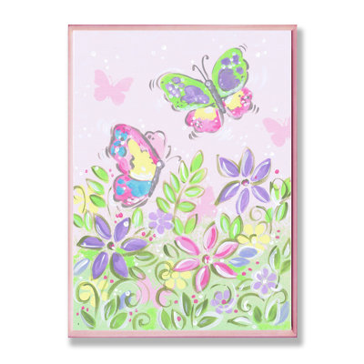 Dimick 'Butterflies and Flowers' Art