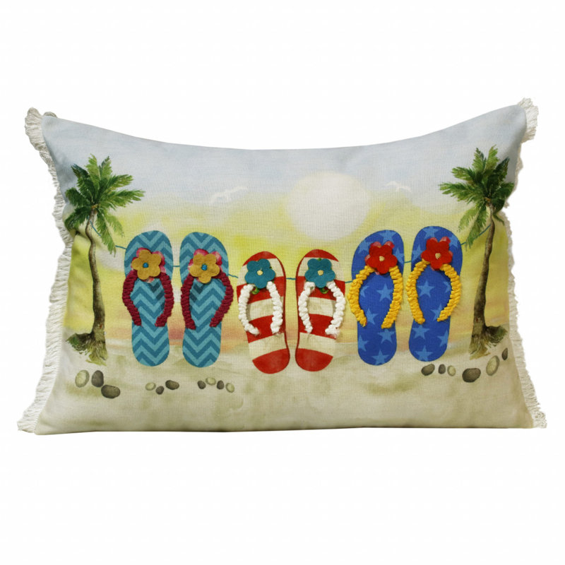 Polyester Blend Lumbar Rectangular Pillow Cover, Pillow Cover Only - No Insert