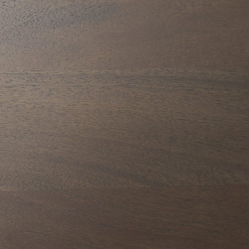 Kendrich Rectangular Dark Brown Solid Wood Bench