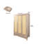 Anie 3 Door Manufactured Wood Wardrobe